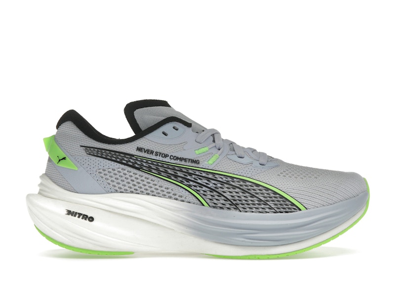 Pre-owned Puma Deviate Nitro 3 Hyrox (women's) Sneakers In Cool Weather/green Glare