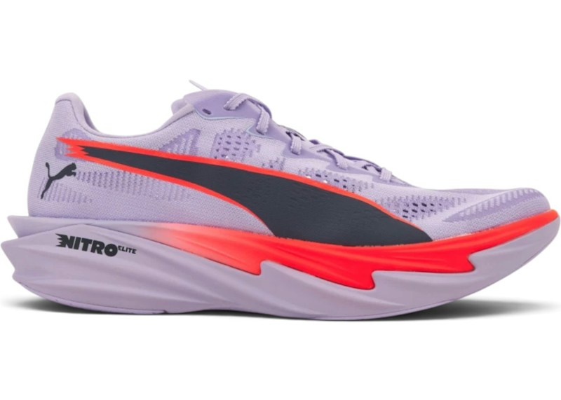 Puma Deviate Nitro Elite 4 Light Lavender Ultra Red Inky Depths