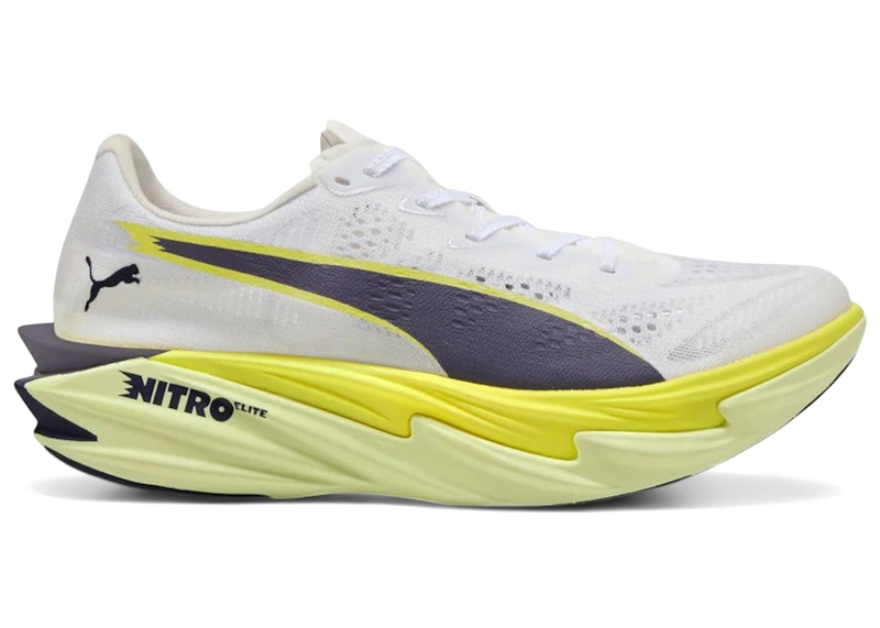 Puma Deviate Nitro Elite 4 White Apple Spritz Lime (Women's)