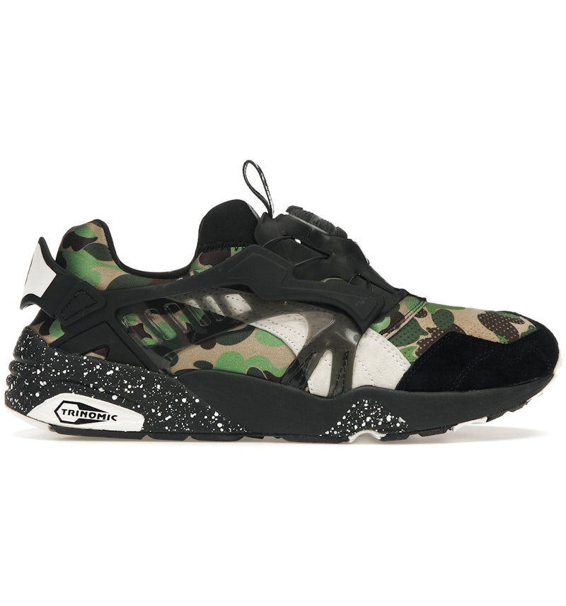 Puma Disc Blaze Bape Camo Green Men's 358846-01 US