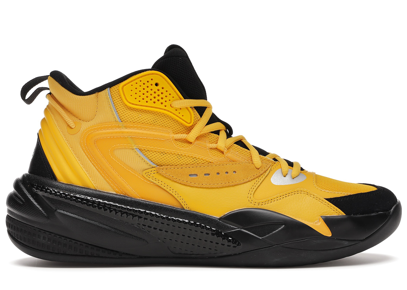 yellow puma basketball shoes