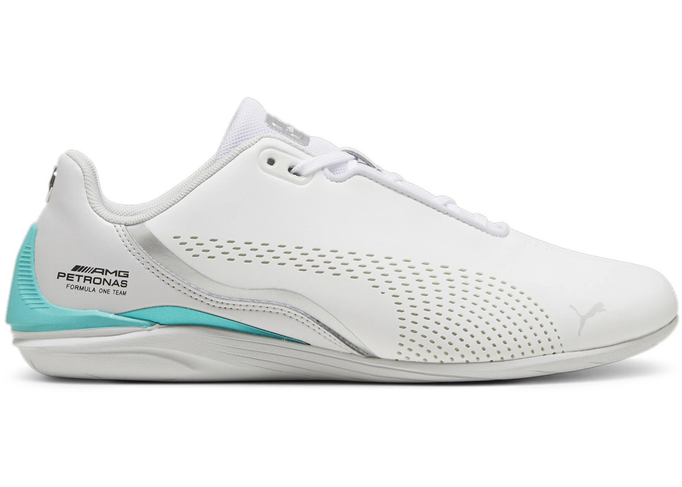 Puma Drift Cat Decima Mercedes AMG Petronas F1 White Sheen Green
