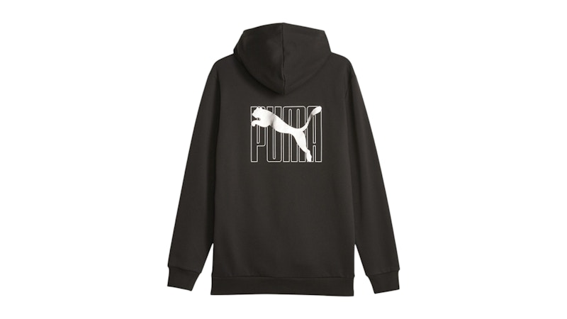 Puma Essentials Logo Lab Full Zip Hoodie Black