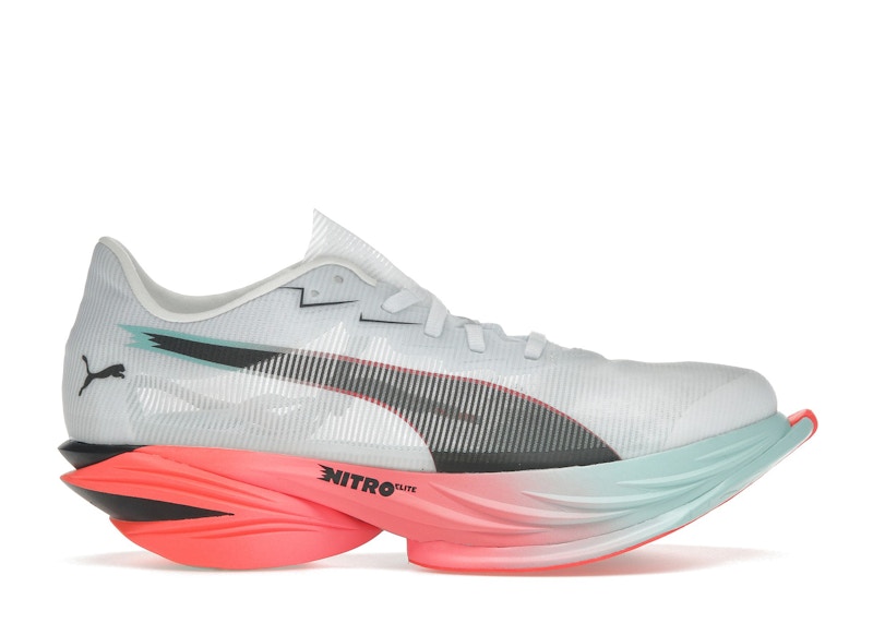 Puma Nitro elite3 ホワイト/ピンク/イエロー Puma Nitro elite3 ホワイト/ピンク/イエロー - メルカリ