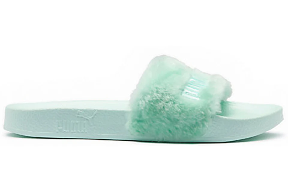 Puma slides best sale fur price