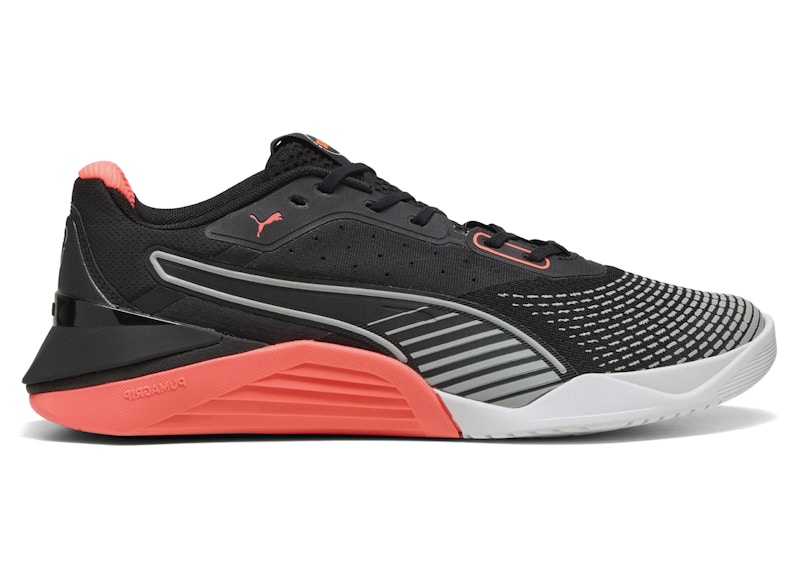 Puma Fuse 4.0 Black White Glowing Red
