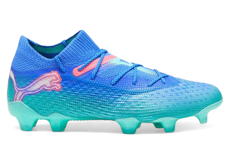 Pre-owned Puma Future 7 Ultimate Fg/ag Formula Pack (women's) Sneakers In Bluemazing/ White/electric Peppermint
