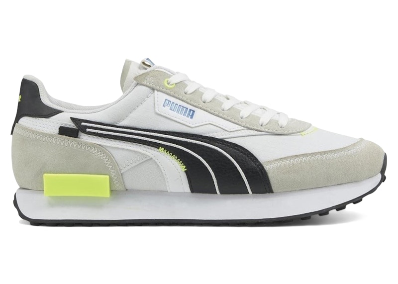 Puma Future Rider Displaced White Black Bluemazing Men's - 383148