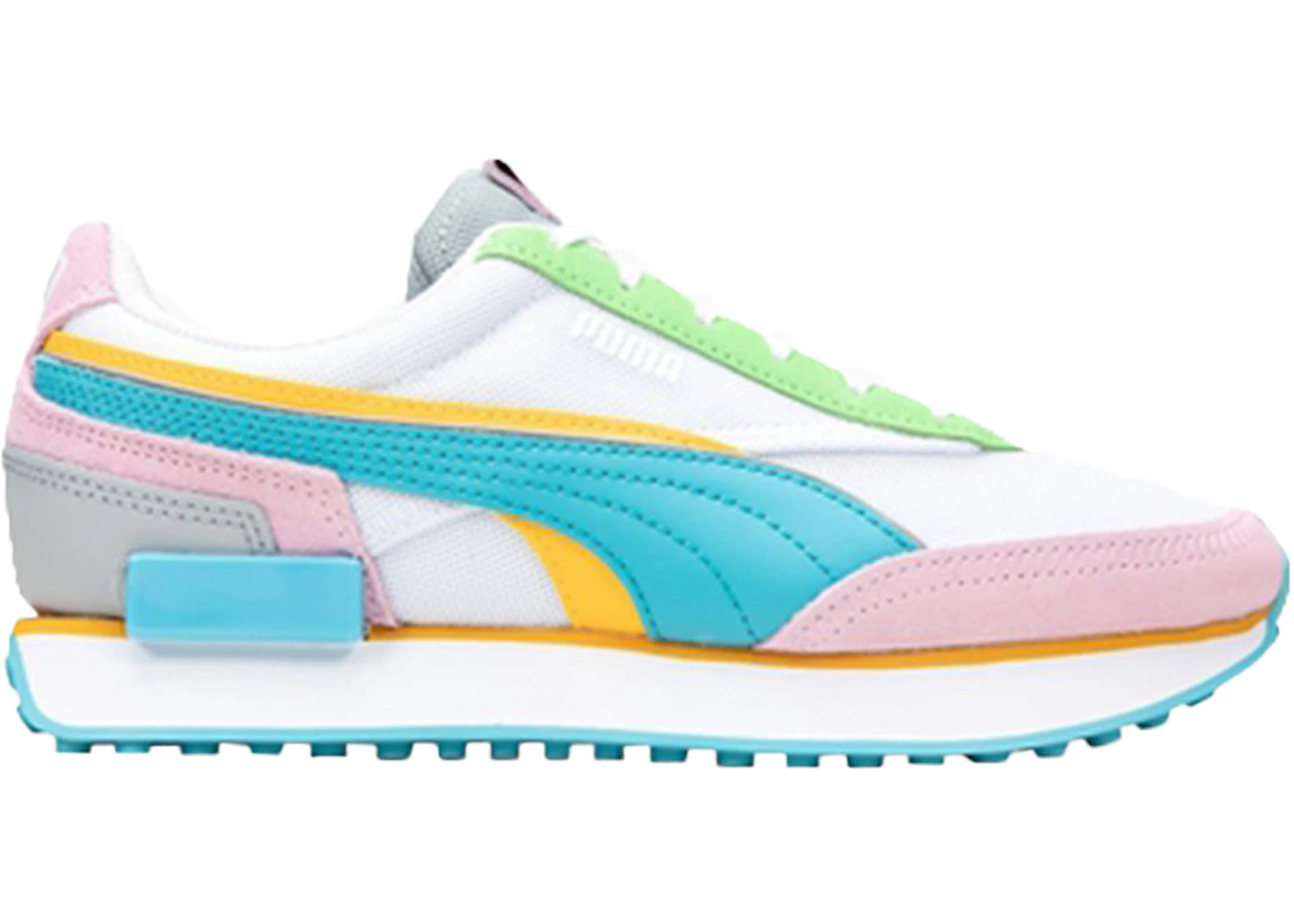 Puma Future Rider Double White Pink Blue W 3281 01 Us Puma Future Rider Double White Pink Blue W 3281 01 Us