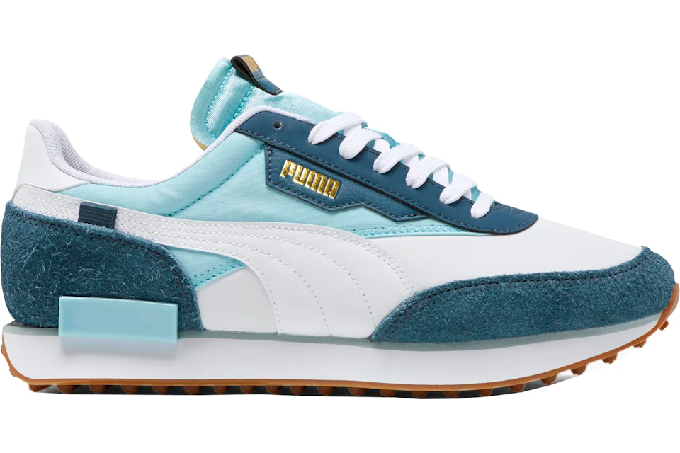 Puma Future Rider Game On White Aquamarine Denim 3713 01 Gb Puma Future Rider Game On White Aquamarine Denim 3713 01 Gb