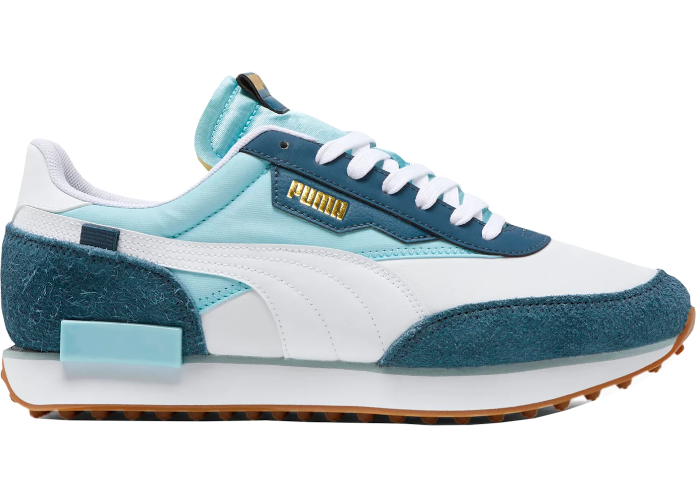 Puma Future Rider Game On White Aquamarine Denim 3713 01 Us Puma Future Rider Game On White Aquamarine Denim 3713 01 Us