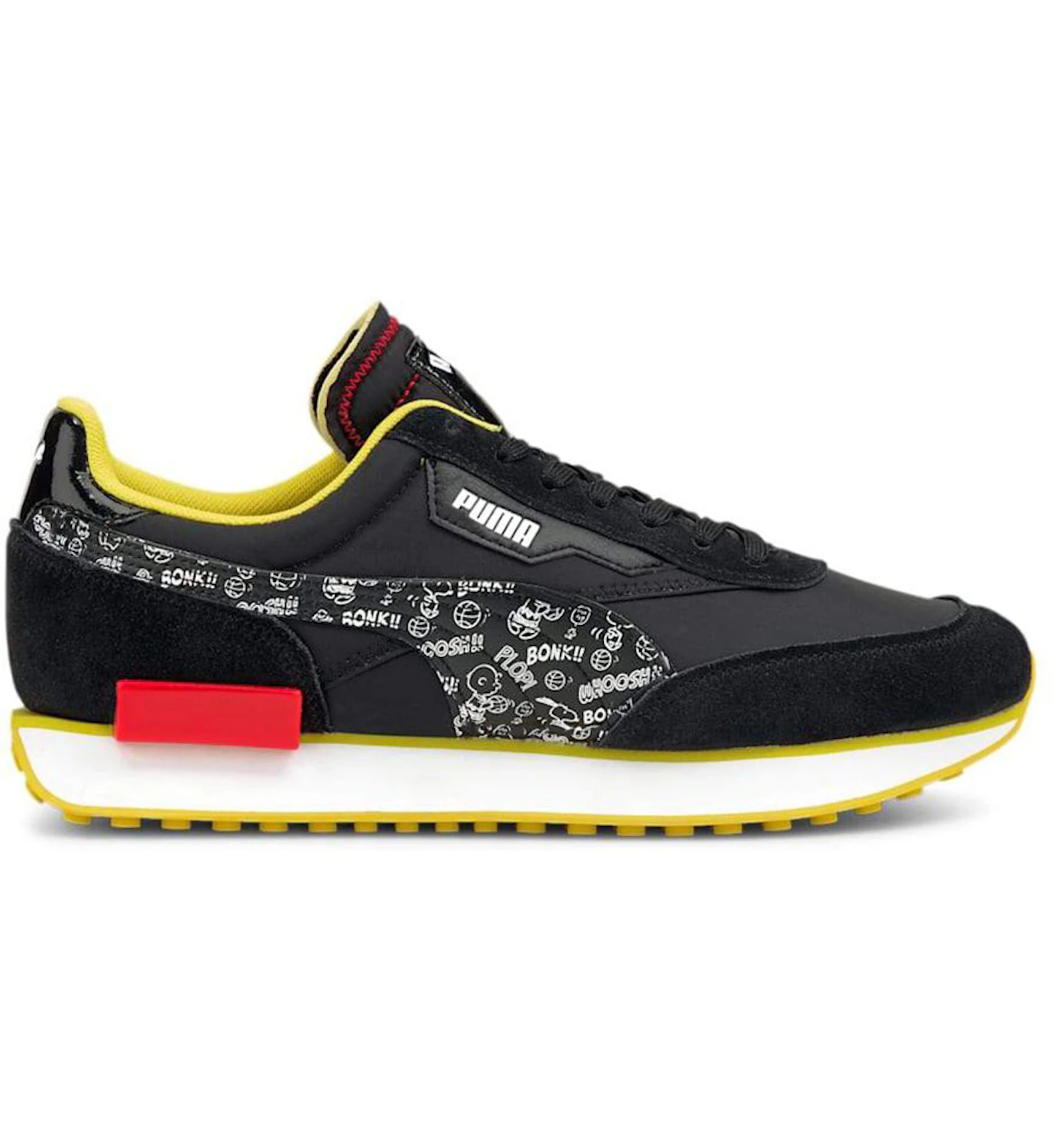 Puma Future Rider Peanuts Black 3804 01 Us Puma Future Rider Peanuts Black 3804 01 Us