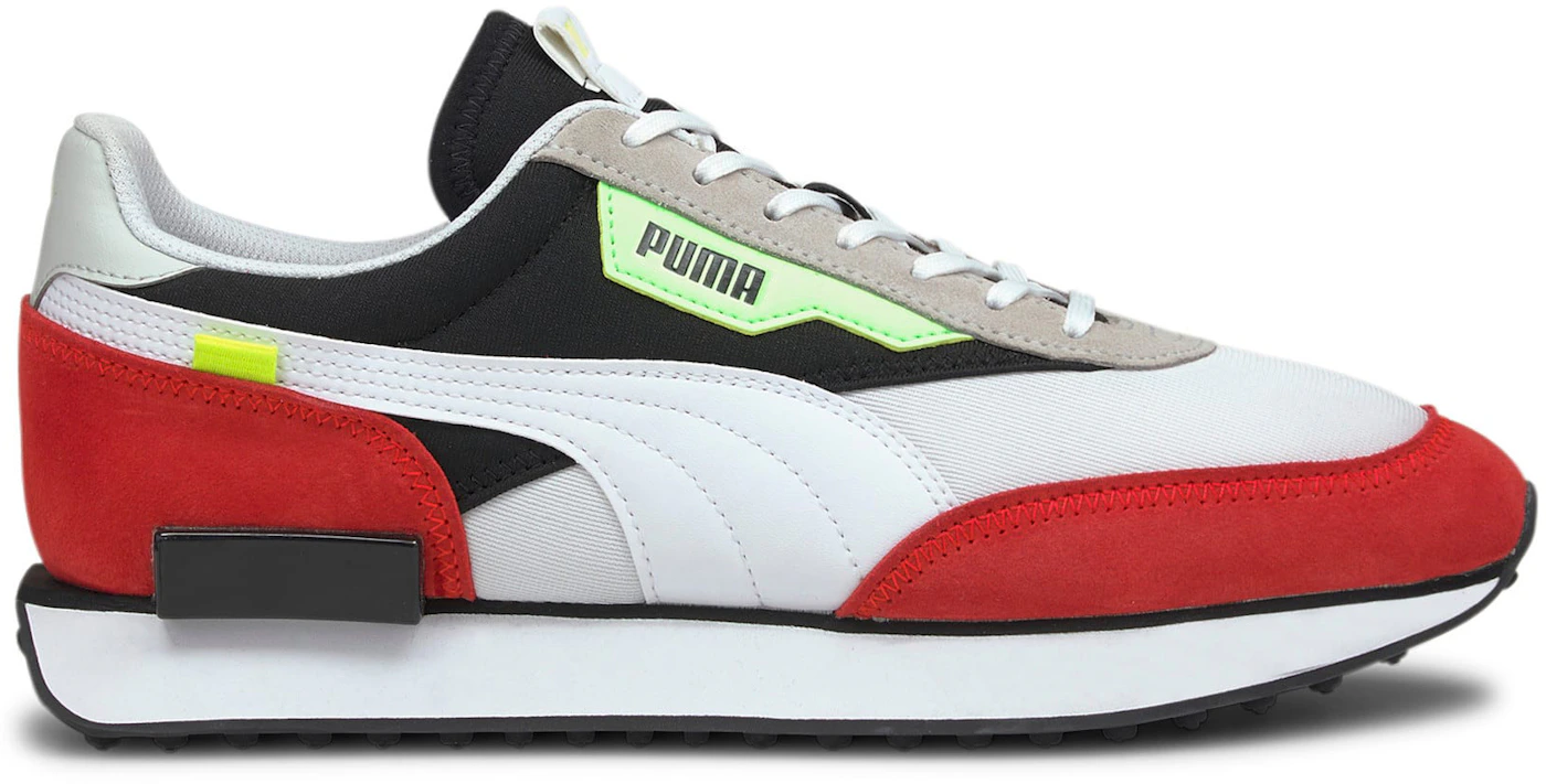 Puma Future Rider Retro White High Risk Red 01 Us