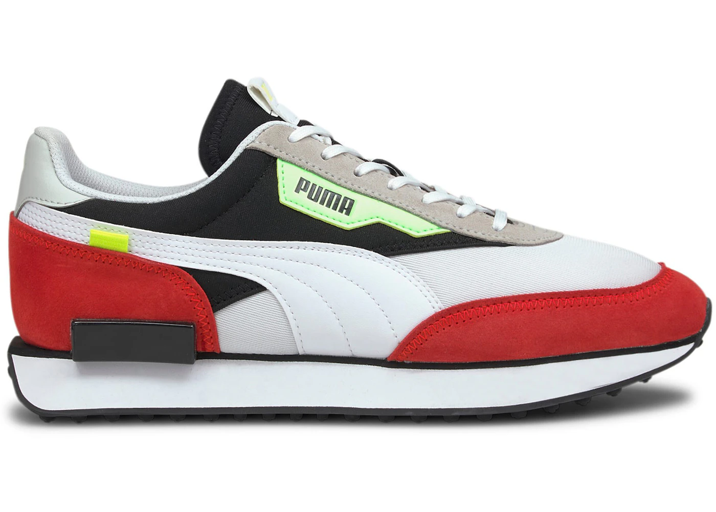 Puma Future Rider Retro White High Risk Red 01 Puma Future Rider Retro White High Risk Red 01