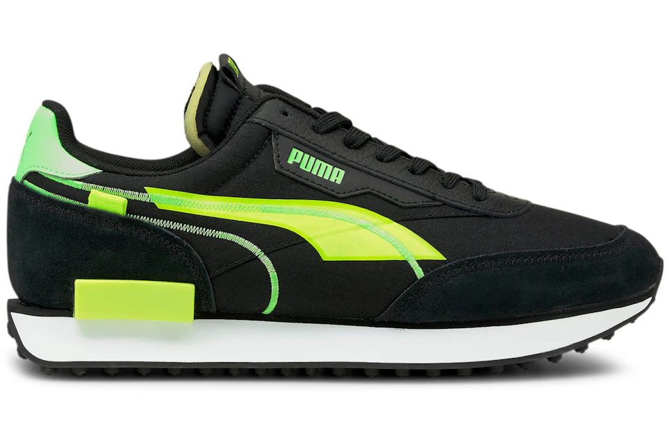 Puma Future Rider Twofold Sd Black Yellow Alert 01 Gb Puma Future Rider Twofold Sd Black Yellow Alert 01 Gb