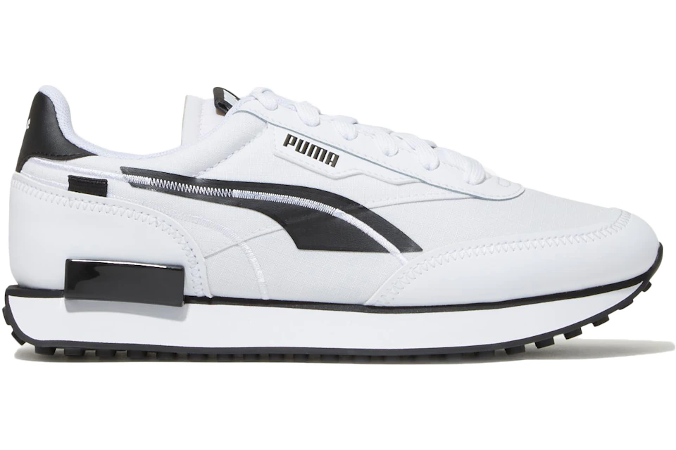 Puma Future Rider Twofold White Black Gs 3031 02 Puma Future Rider Twofold White Black Gs 3031 02