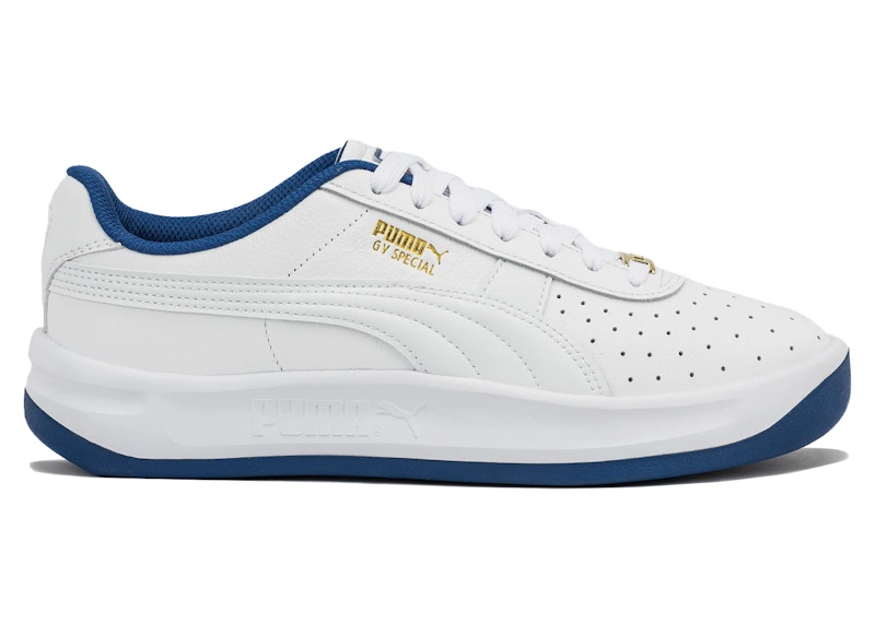 Pre-owned Puma Men's Gv Special White Sneakers In White/blue
