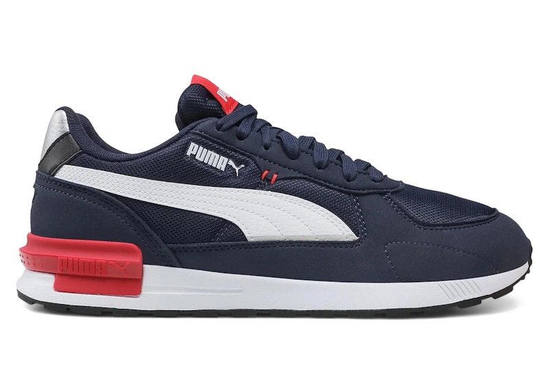 Puma Graviton Peacoat White Silver Red