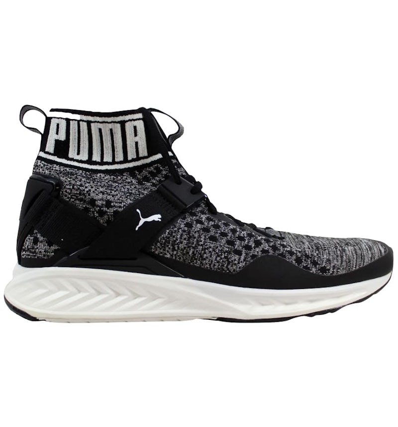 Puma Ignite EvoKnit Black/Quiet Shade-White Men's 189697-01 US
