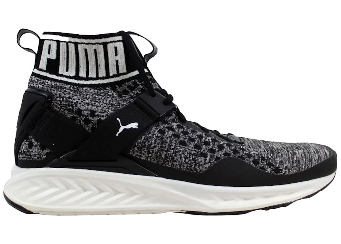 Puma Ignite EvoKnit Black/Quiet Shade-White Men's 189697-01 US