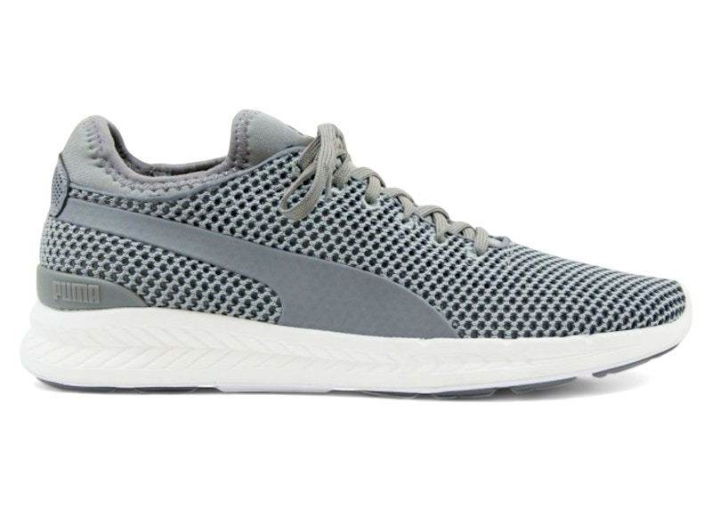 Puma Ignite Sock Knit Steel Grey White Men's 361060-05 GB