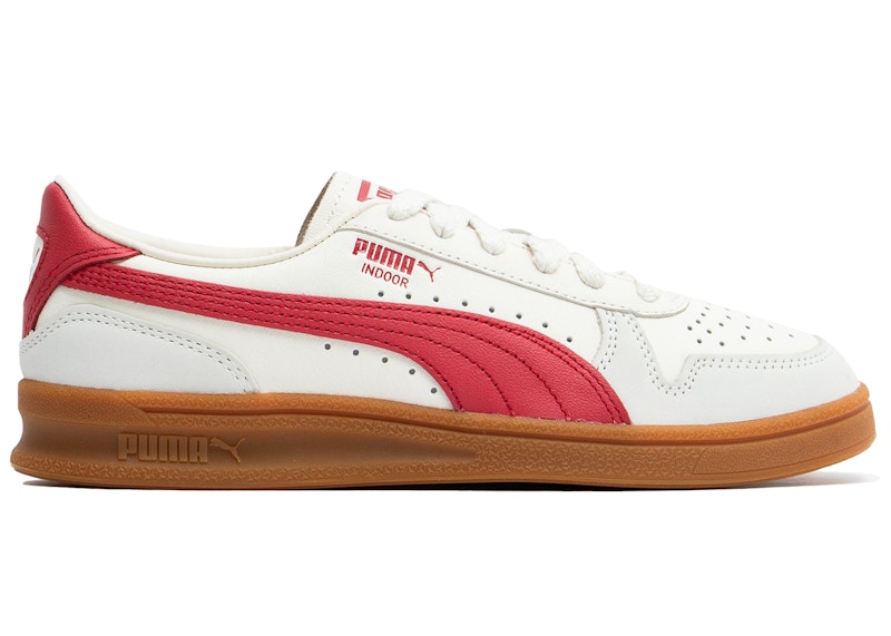 Pre-owned Puma Men's Indoor Og Sneakers In Frosted Ivory/club Red In Multi