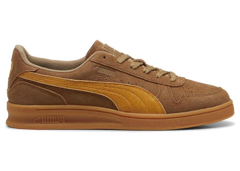 Puma Indoor R Suede Chocolate Chip Sport Yellow Hombre 398531 02 MX