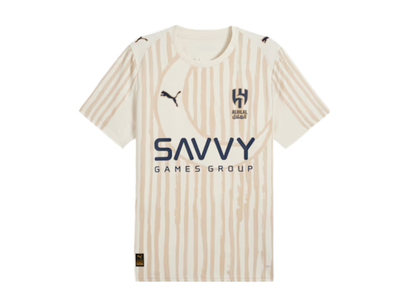 Puma KidSuper Al-Hilal Saudi FC Replica Jersey Alpine Snow/Club Navy