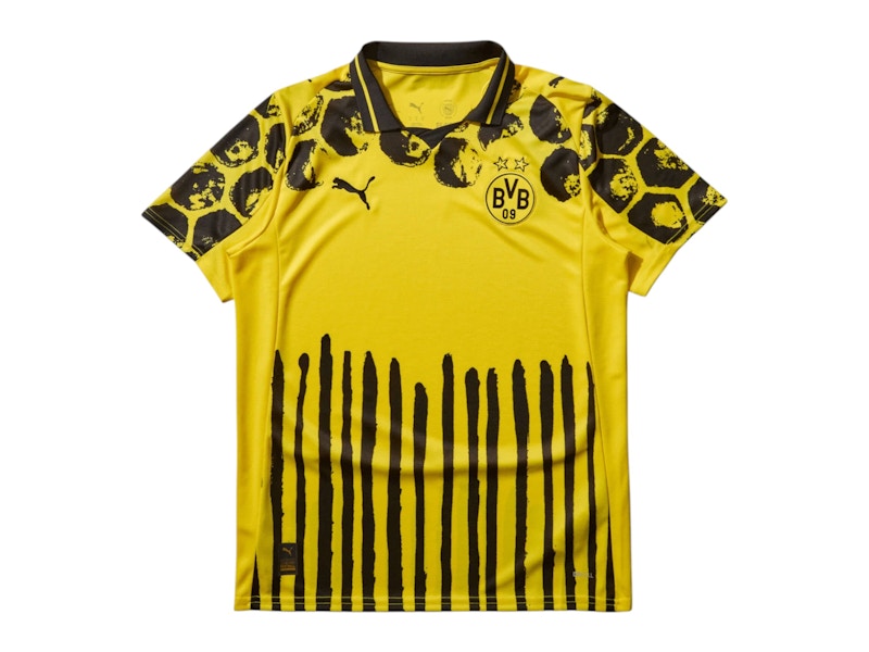 Puma KidSuper Borussia Dortmund Replica Jersey (Print Variation) Faster Yellow/Black