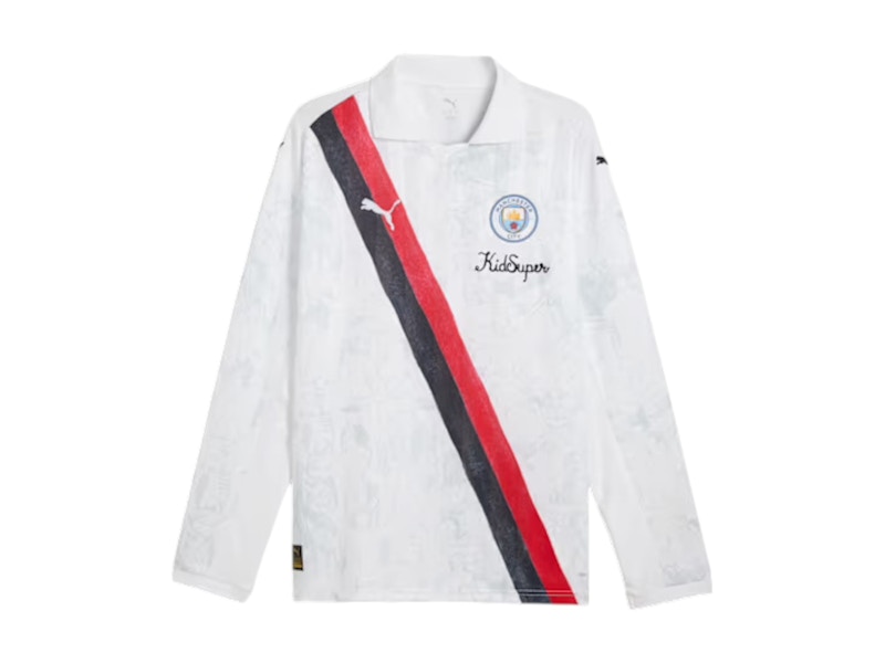 Puma KidSuper Manchester City Jersey White/Black