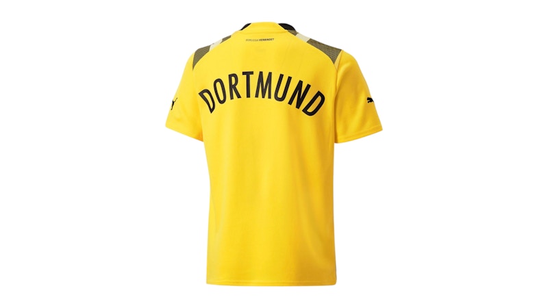 Puma Kids BVB Away Crew Neck Replica Jersey Cyber Yellow