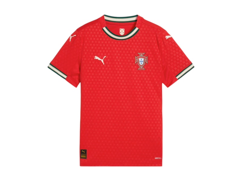 Puma Kids Portugal '25 Home Replica Jersey Sport Red/Sugared Almond