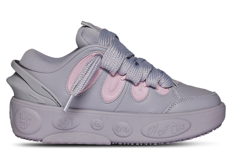 Pre-owned Puma Lamelo Ball Lafrancé Wolf Sneakers In Vibrant Silver/pearl Pink In Multi