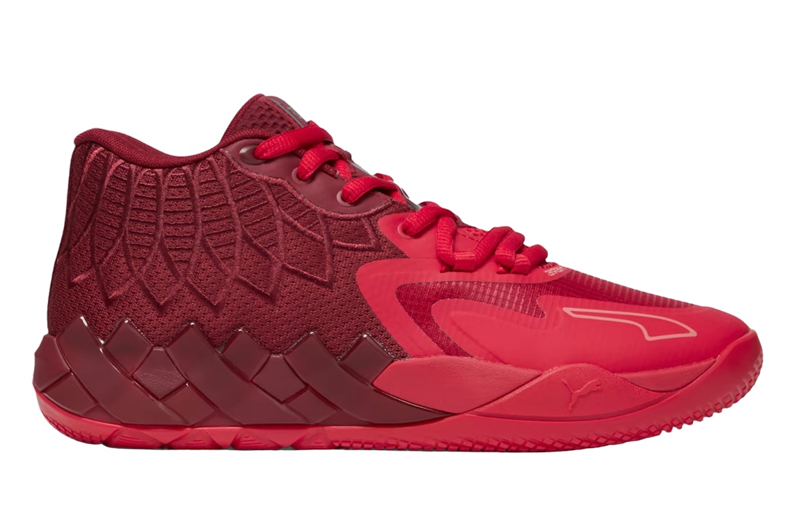 Click to view more detailed imagery on our partner's website Pre-owned Puma Lamelo Ball Mb.01 Team Intense Red In Intense Red/for All Time Red/carnation Pink