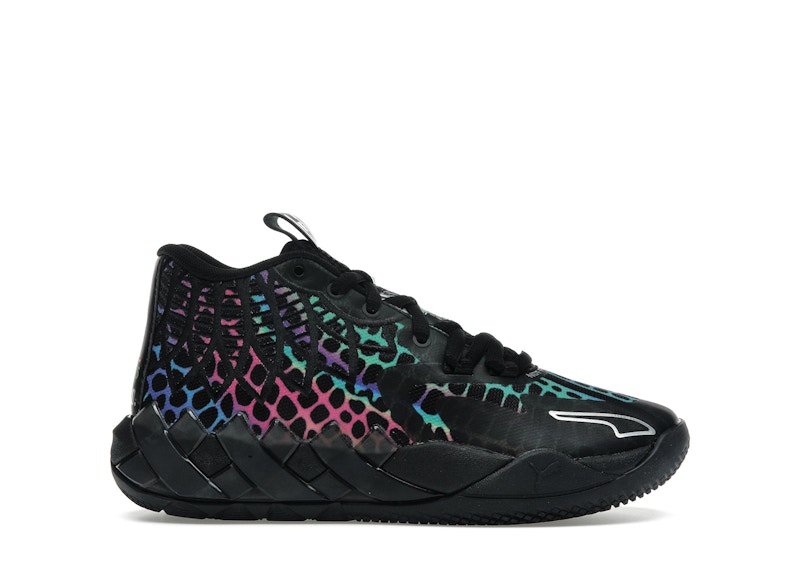 Pre-owned Puma Lamelo Ball Mb.01 Teenage Mutant Ninja Turtles Baxter Stockman Sneakers In Black