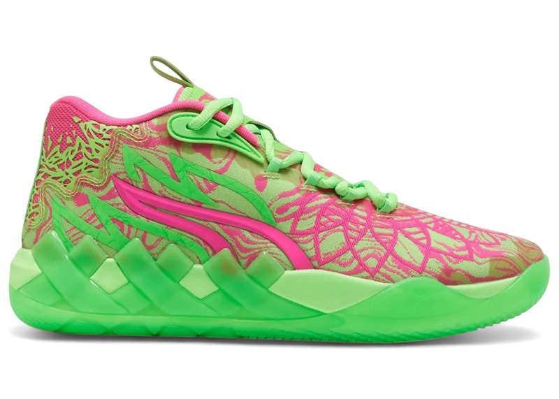 Puma LaMelo Ball MB.01234 Mash-Up Fluro Green