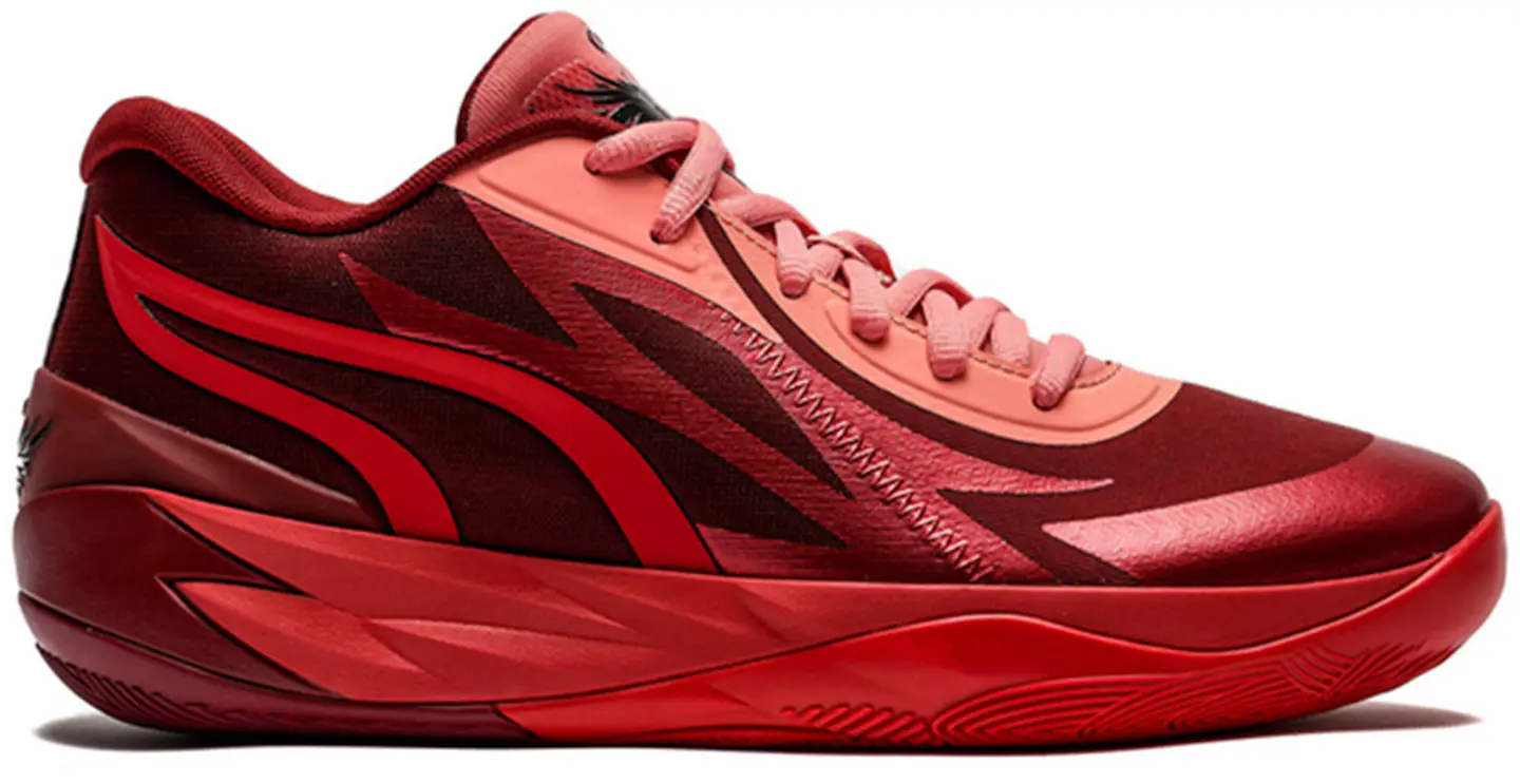 Puma LaMelo Ball MB.02 Lo Team Intense Red Homme - 377766-04 - FR