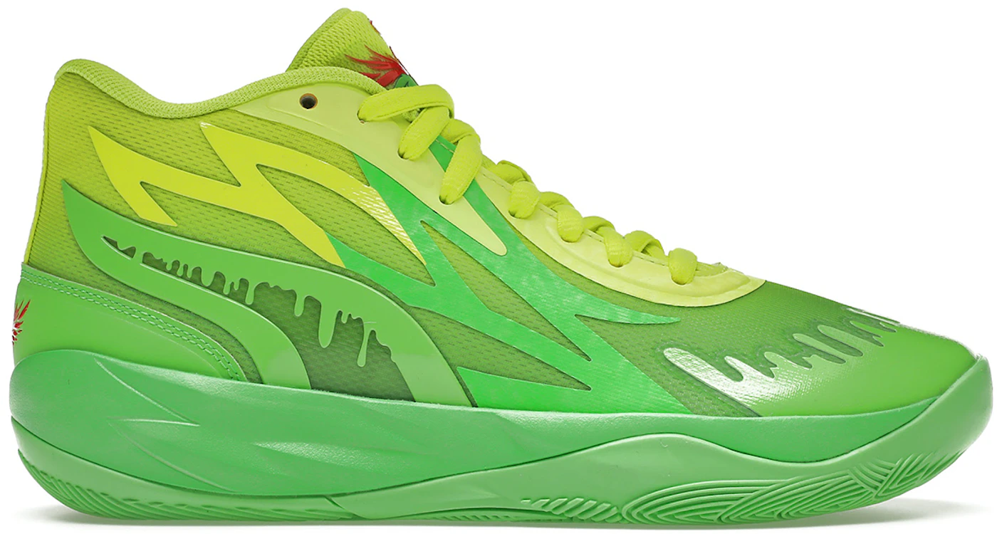 Puma Mb.02 Mb2 Nickelodeon Slime Green Lamelo Ball Basketball Shoes Size 13  in 2023