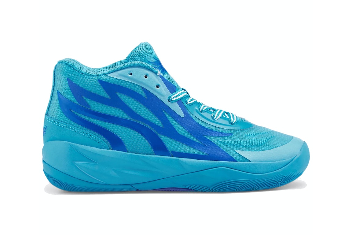 Pre-owned Puma Lamelo Ball Mb.02 Rookie Of The Year (gs) In Blue Atoll/ultra Blue