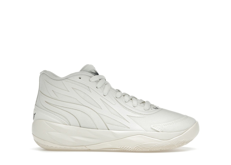 Pre-owned Puma Lamelo Ball Mb.02 Sneakers In Whispers/frosted Ivory