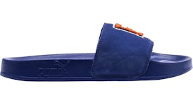 Fur slides top puma black