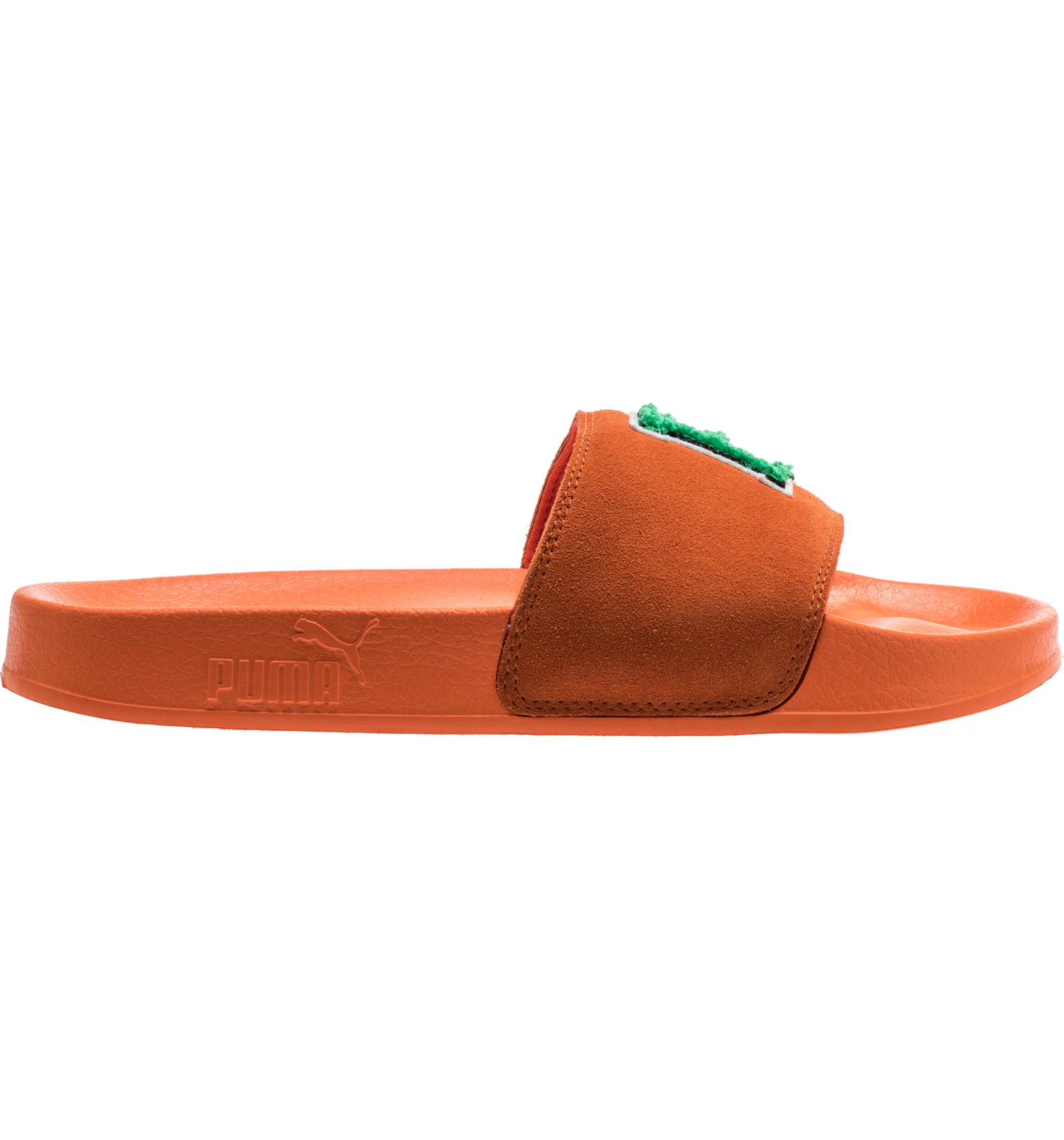 Maroon fenty top puma slides