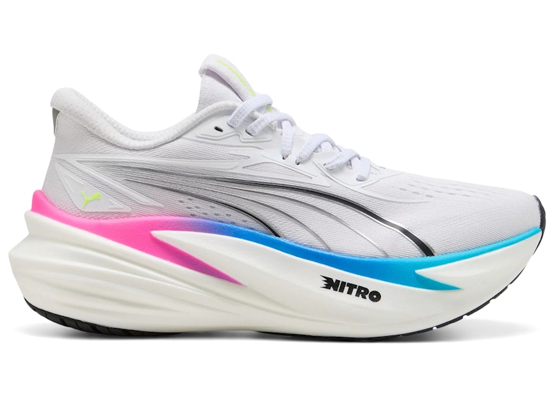 Puma MagMax Nitro 2 White Ultra Blue Poison Pink (Women's)