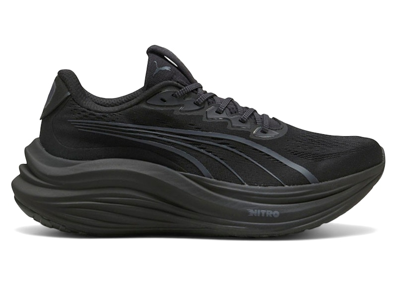 Pre-owned Puma Men's  Magmax Nitro Sneakers In Black/galactic Grey