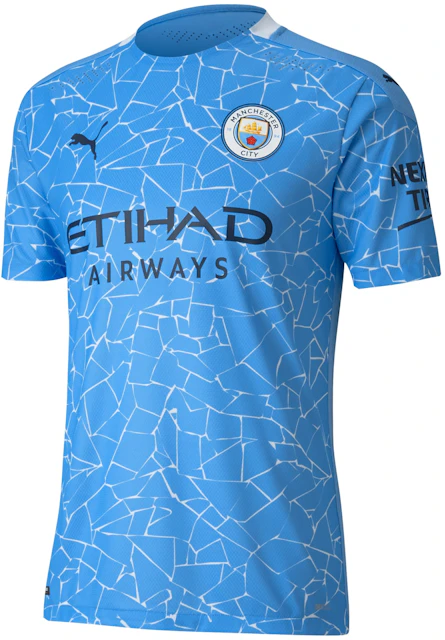 Puma Manchester City Authentic Home Shirt 2020-21 Jersey Blue -