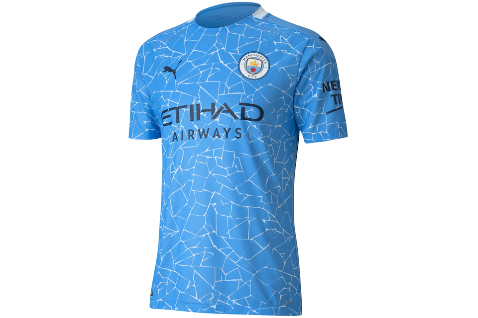 Puma Manchester City Authentic Home Shirt 2020-21 Jersey Blue