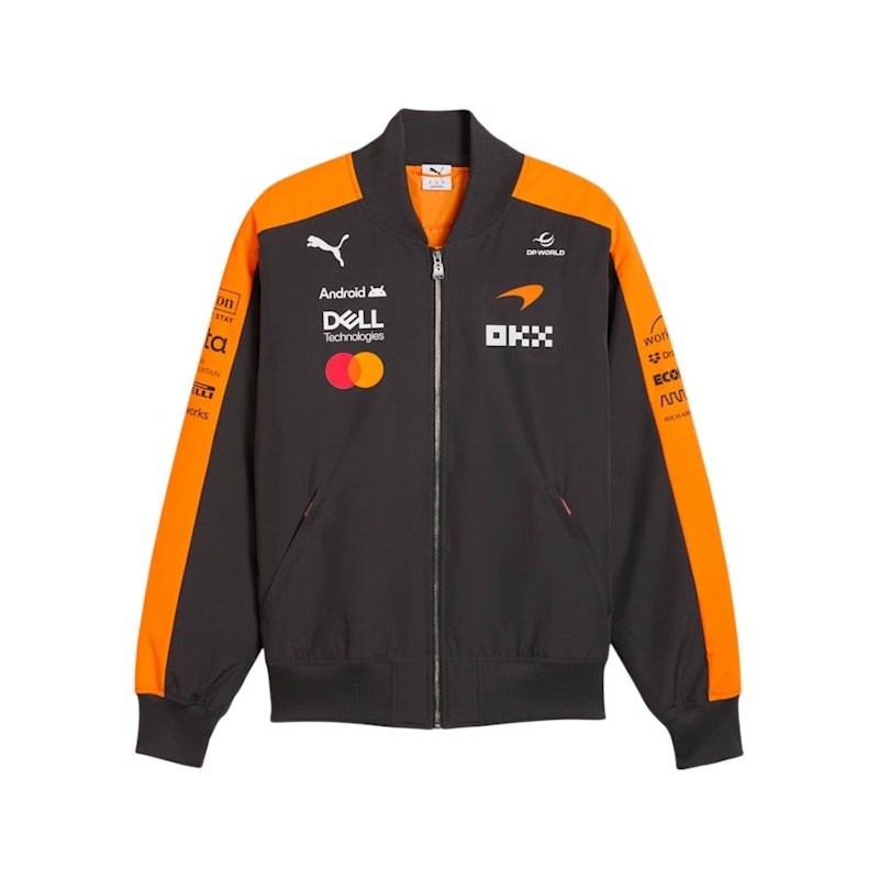 Men's Puma Mclaren Replica Bomber Jacket in Papaya