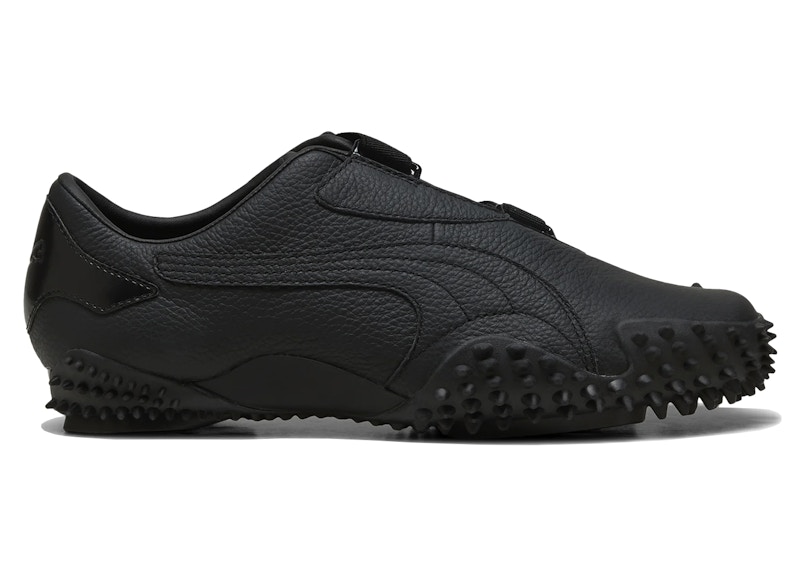 Pre-owned Puma Men's Mostro Leather Black Sneakers In Black