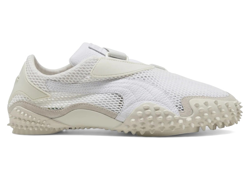 Pre-owned Puma Men's Mostro Mesh White Sneakers In White/beige In Multi
