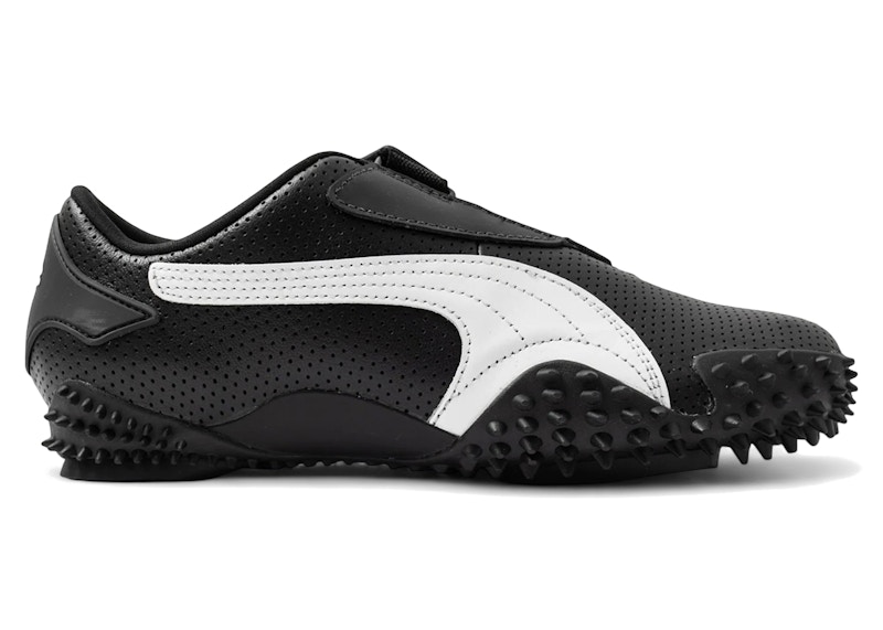 Pre-owned Puma Mostro Perforated Leather Black White (women's) Sneakers In  Black/ White In Multi